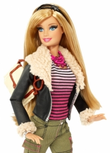 Barbie Glam Luxe Leather Jacket Barbie Fashion Doll BLR58 / BLR56 / BLR55