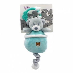 Barškutis - meškutis 13 cm, turkio spalvos Toys for babies