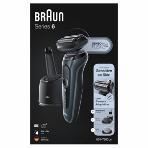 Shaver Braun Electric shaver Series 6 7650cc Black