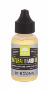 Barzdos aliejus Pacific Shaving Co. Groom Smart Natural Beard Oil 29ml Priemonės barzdos ir ūsų priežiūrai