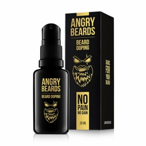 Barzdos augimo stimuliatorius Angry Beards (Beard Doping) 30 ml (měsíční kůra) Priemonės barzdos ir ūsų priežiūrai