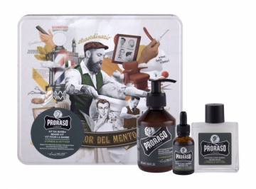 Barzdos šampūno rinkinys PRORASO Cypress & Vetyver 200ml Priemonės barzdos ir ūsų priežiūrai