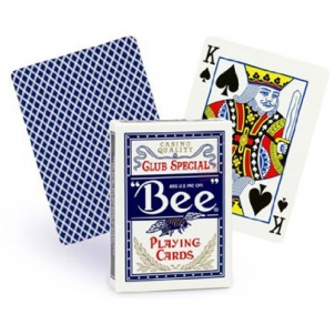 Bee Standard pokerio kortos (Mėlynos) 