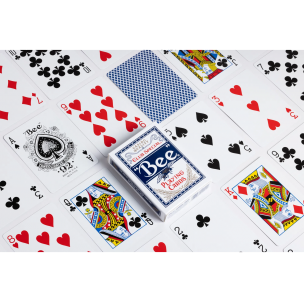 Bee Standard pokerio kortos (Mėlynos)