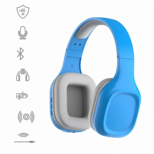 Belaidės ausinės Manta HDP802BL blue