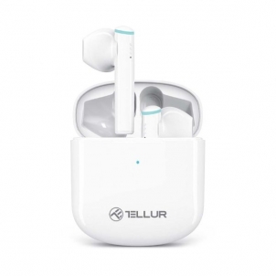 Belaidės ausinės Tellur Aura True Wireless Earphones APP white Belaidės, bluetooth ausinės