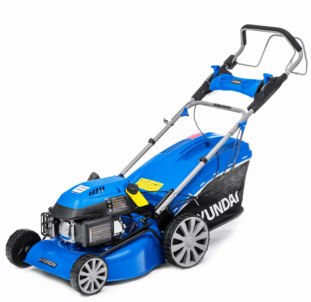 Gas electric scarifier lawnmower Hyundai L 4610S Trimmer, lawnmowers