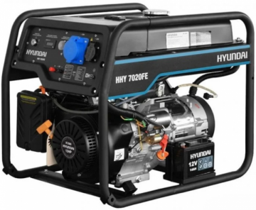 Benzininis generatorius Hyundai HHY 7020FE Benzininiai elektros generatoriai