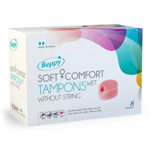 Tamponai Beppy - Wet Tampons 8 pcs Sekso asmeninė higiena