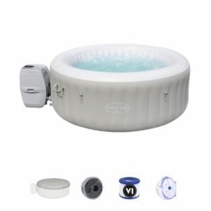 Bestway sūkurinė vonia Lay-Z-Spa TAHITI su LED, 2-4 asmenims Piepūšamā peldbaseini