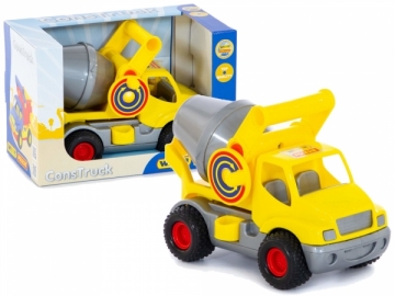 Žaislinis betonvežis Construck (geltonas) 