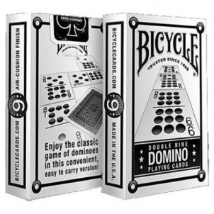 Bicycle Double Nine Domino kortos