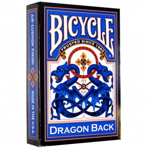 Bicycle Dragon Back kortos (Mėlyna)
