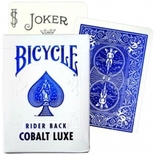 Bicycle Rider Back Metal Luxe kortos (Mėlynos)