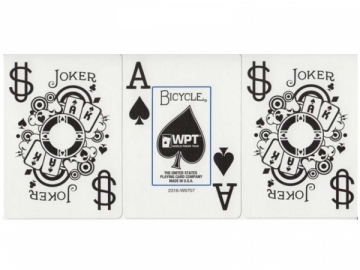 Bicycle WPT pokerio kortos (Baltos)