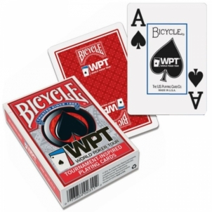 Bicycle WPT pokerio kortos (Juodos)