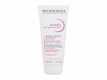 Bioderma Sensibio DS+ Cleansing Gel Cosmetic 200ml Veido valymo priemonės