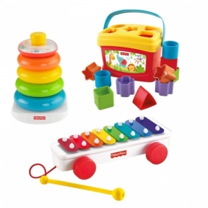BLT46 Набор Pirmieji kūdikių žaislai Fisher Price MATTEL Rotaļlietas zīdaiņiem