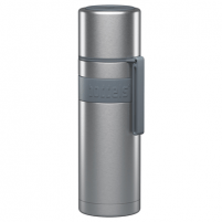 Boddels HEET Vacuum flask with cup Light grey, Capacity 0.5 L, Diameter 7.2 cm, Bisphenol A (BPA) free 