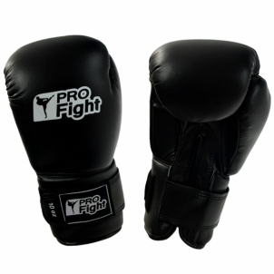 Bokso pirštinės PROFIGHT DRAGON, juodos, Dydis 10 Boxing gloves