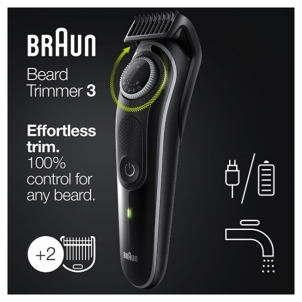 Braun Beard, hair and hair trimmer BT 3342 Grey