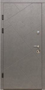 Buto durys MAGDA T12-157 86K šviesus betonas Metal doors