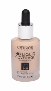 Catrice HD Liquid Coverage 020 Rose Beige 30ml 24H Pamatojoties uz make-up uz sejas