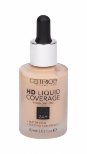 Makiažo pagrindas Catrice HD Liquid Coverage 030 Sand Beige 30ml 24H Makiažo pagrindas veidui
