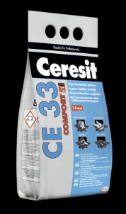 Glaistas plytelių tarpams CERESIT CE33-04 , 2 kg, sidabro pilkumo sp. 0-8mm Plytelių tarpų glaistas