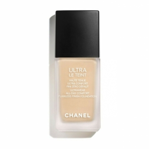 Makiažo pagrindas Chanel Long-lasting liquid makeup Ultra Le Teint Fluide (Flawless Finish Foundation) 30 ml Pudra veidui