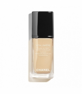 Makiažo pagrindas Chanel Vitalumiére makeup (Radiant Moisture-Rich Fluid Foundation) 30 ml Pudra veidui