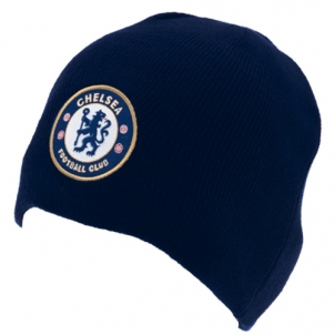 Chelsea F.C. žieminė kepurė (Tamsiai mėlyna)