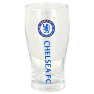 Chelsea Wordmark Crest Pint Glass F.C. Wordmark taurė