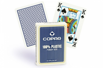 Copag Regular Index pokerio kortos (Mėlynos)