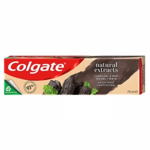 Dantų pasta Colgate Activated charcoal whitening toothpaste Natura l s Charcoal 75 ml Dantų pasta, skalavimo skysčiai