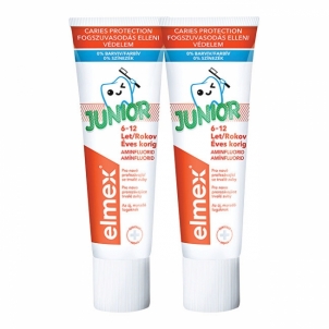 Dantų pasta Elmex Junior Duopack Toothpaste 2x 75 ml Dantų pasta, skalavimo skysčiai