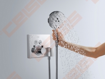 Dekoratyvinė dalis termostatiniam dušo maišytuvui HANSGROHE Select dviems taškams su laikikliu