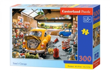 Dėlionė - Sams Garage, 300 elementų Jigsaw for kids