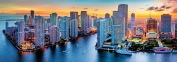 Dėlionė 29027 Trefl Miami after dark - 1000 pieces panoramic puzzle