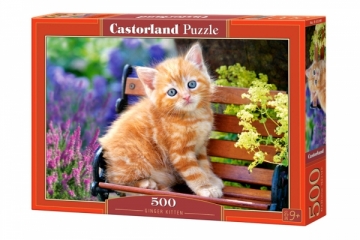 Dėlionė Castorland Ginger Kitten, 500 dalių Jigsaw for kids