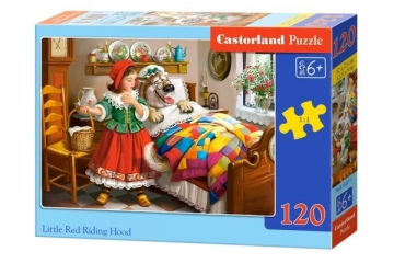 Dėlionė Castorland Little Red Riding Hood, 120 dalių Jigsaw for kids