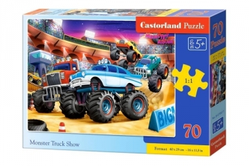 Dėlionė Castorland Monster Truck Show, 70 dalių Puzles bērniem