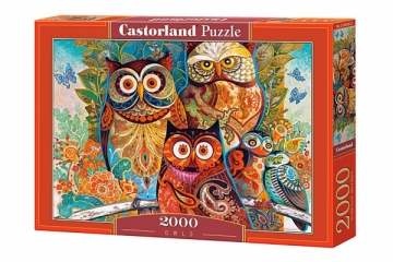 Dėlionė Castorland Owls, 2000 dalių Puzles bērniem