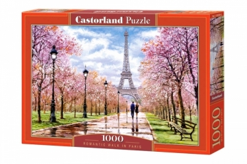Dėlionė Castorland Romantic Walk in Paris, 1000 dalių 