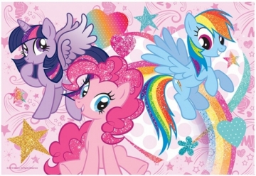 Dėlionė Trefl 14804 Glam Puzzle My Little Pony 50 det. 14804