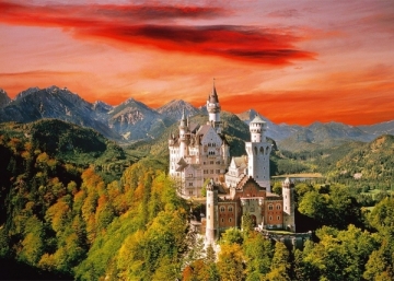 Dėlionė Trefl 27050 Puzzle Castle , Bavaria 2000 det.