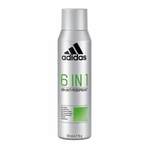 Dezodorantas Adidas 6 in 1 Man - deodorant ve spreji - 150 ml Dezodoranti, antiperspiranti