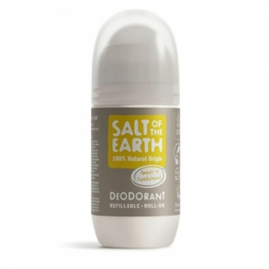 Dezodorantas Salt Of The Earth Přírodní kuličkový deodorant Amber & Santalwood (Deo Roll-on) 75 ml Dezodorantai/ antiperspirantai
