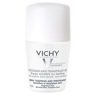 Dezodorantas Vichy 48h roll-on (Soothing Anti-Perspirant) 50 ml Deodorants/anti-perspirants