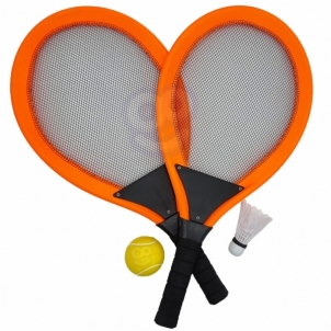 Didelės badmintono raketės vaikams, oranžinės Sporto žaislai ir žaidimai